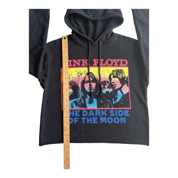 Pink Floyd Dark Side of the Moon Hoodie Sweater Crop Women's X- Small - Picture 6 of 14